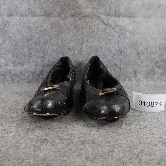 Hush Puppies Shoes Womens 8.5 Pump Loafer Slip On Fashion Cap Toe Retro Classic - Picture 2 of 14